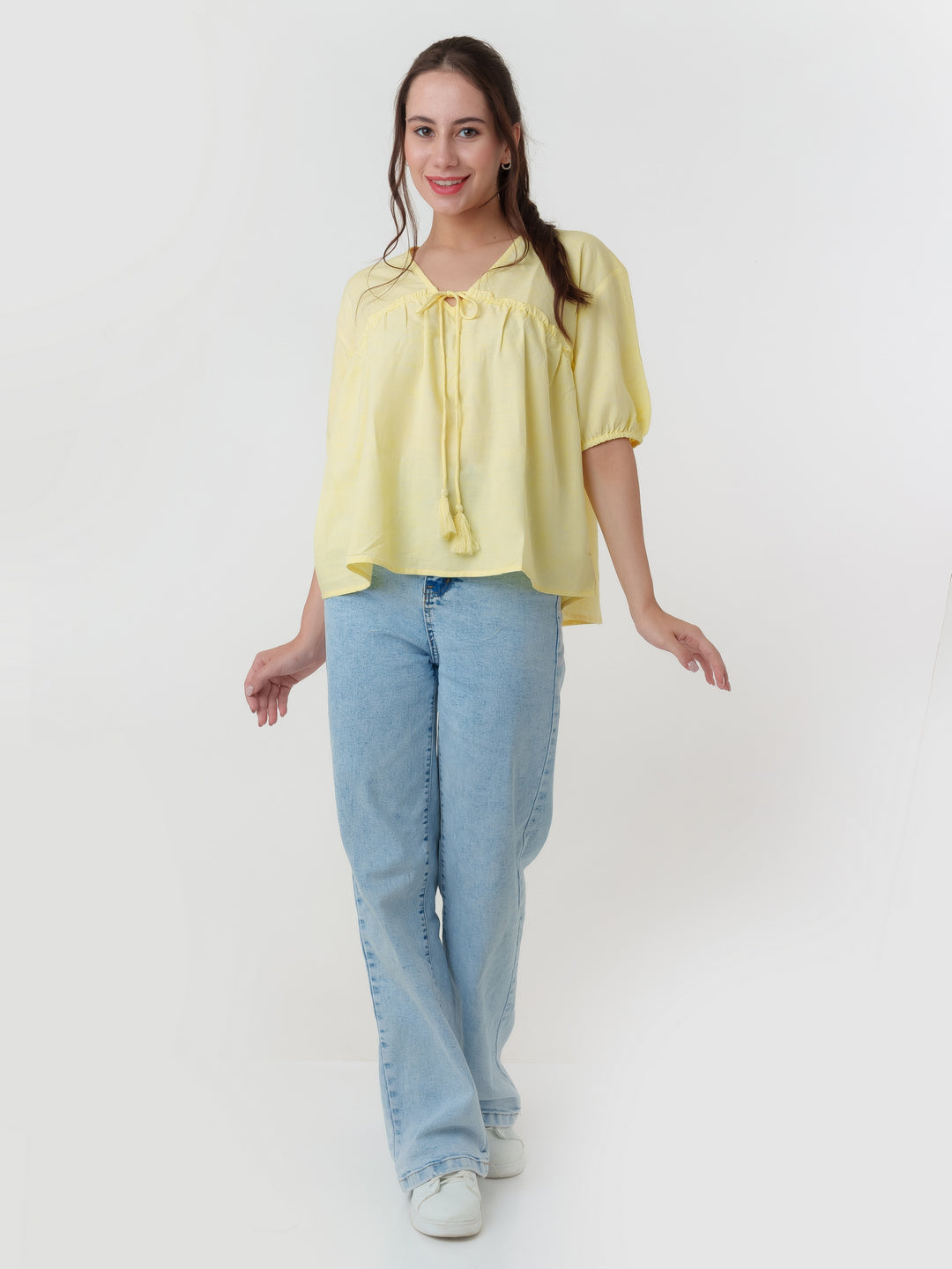 Yellow_Solid_Tiered_Top_T07007_1