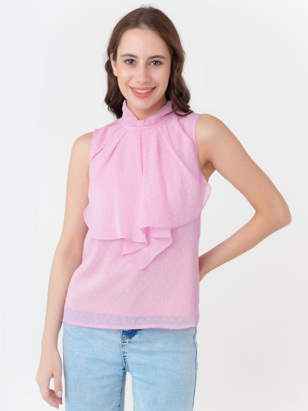 Pink_Solid_Regular_Top_T07009_2