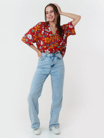 Red_Printed_Oversized_Shirt_T07014_1