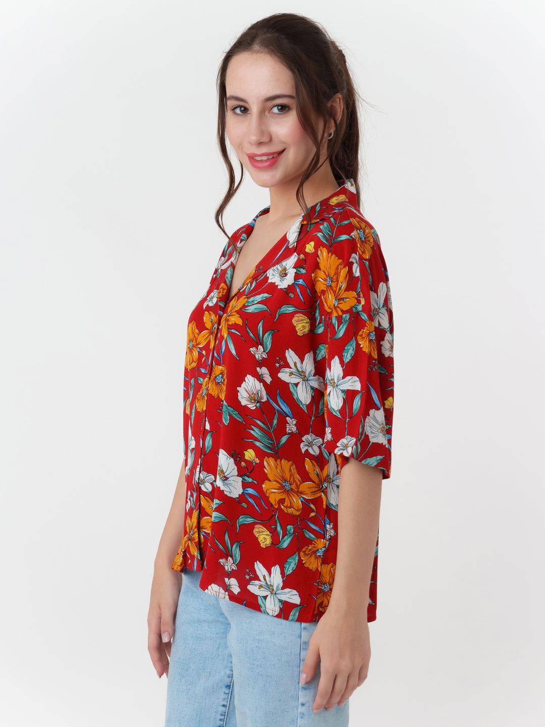 Red_Printed_Oversized_Shirt_T07014_3