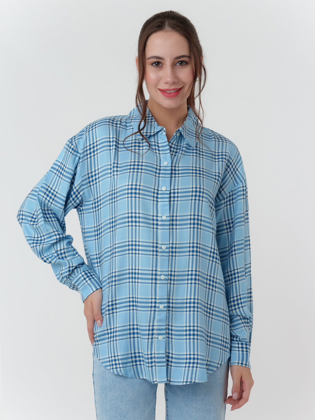 Blue_Checked_Oversized_Shirt_T07024_2