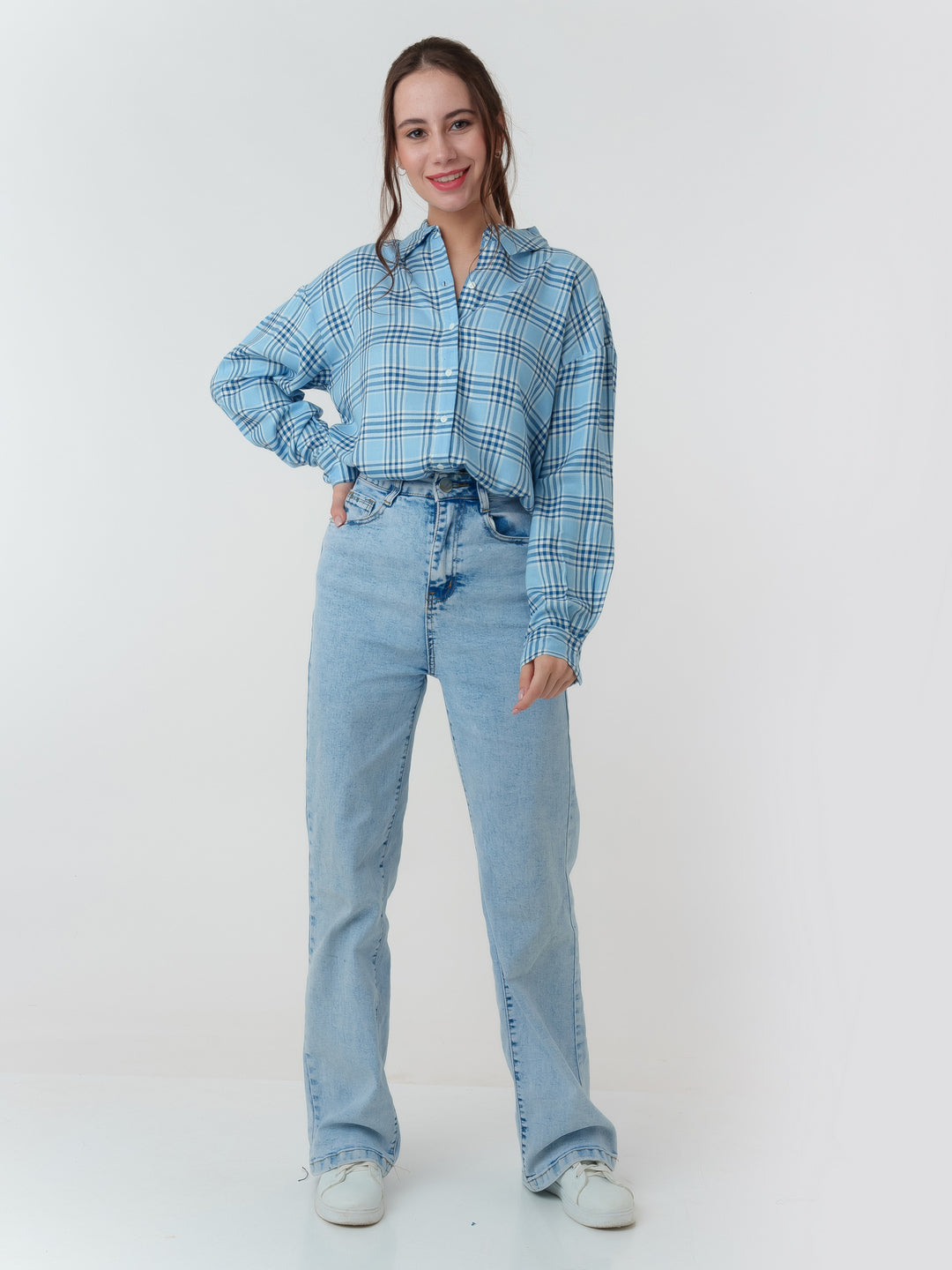 Blue_Checked_Oversized_Shirt_T07024_5