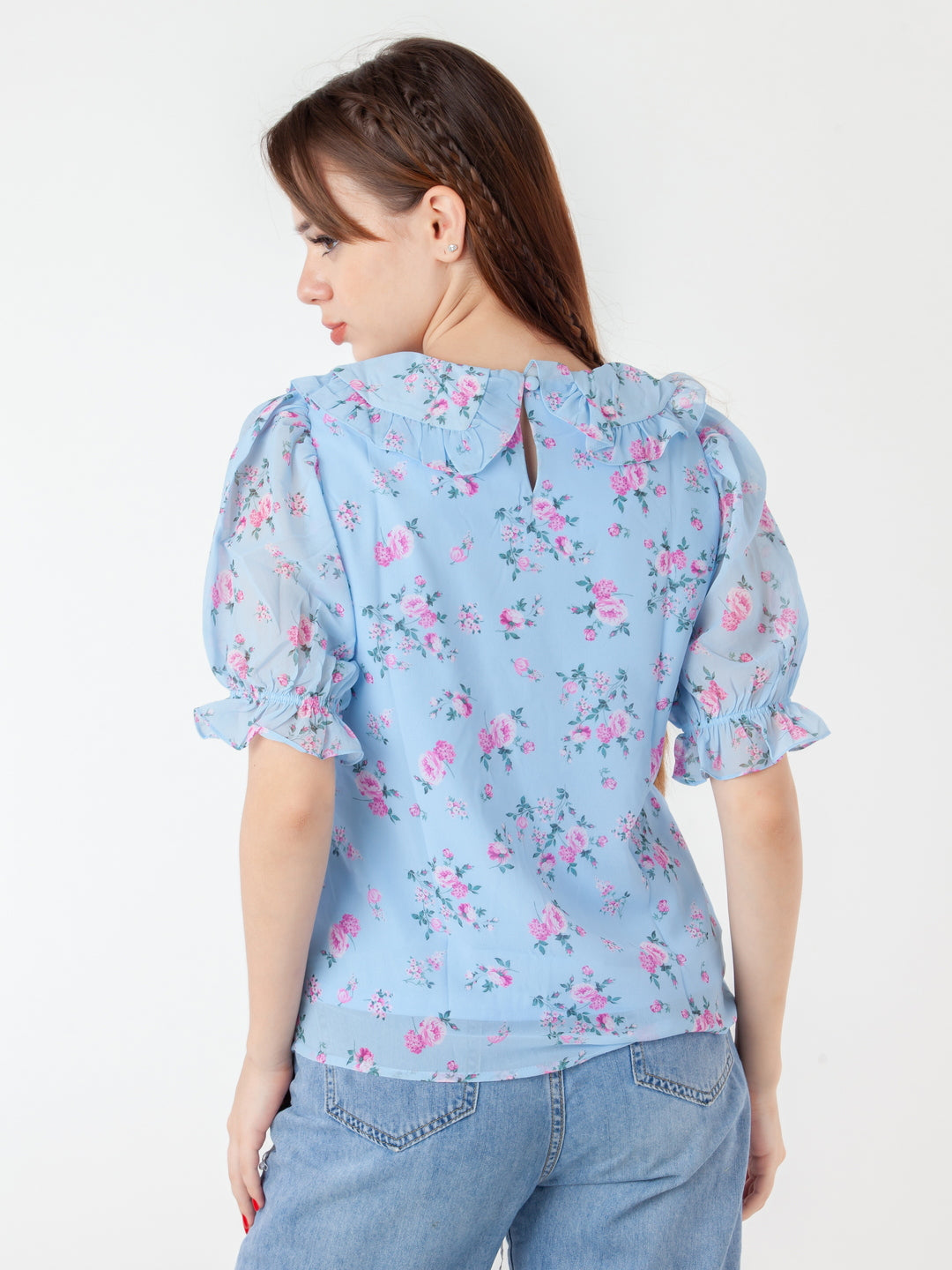 Blue-Printed-Straight-Top-T07032_4