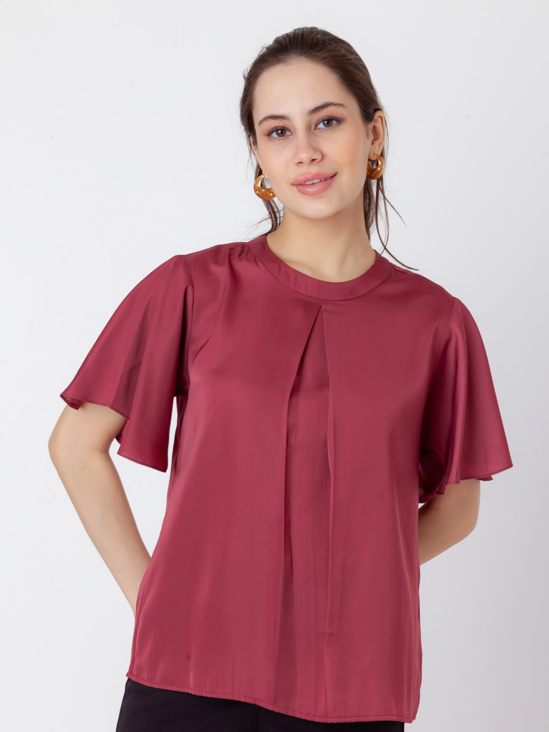 Maroon_Solid_Regular_Top_2