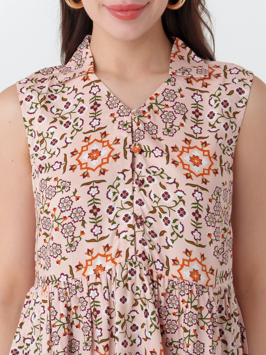 Peach_Printed_Top_T07055_6