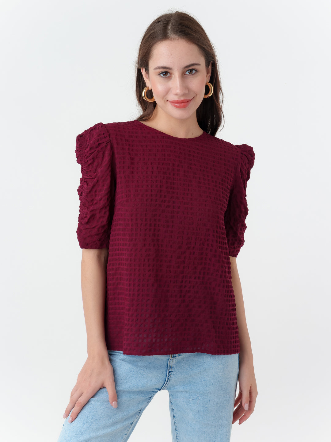 Maroon_Self_Design_Top_T07057_2