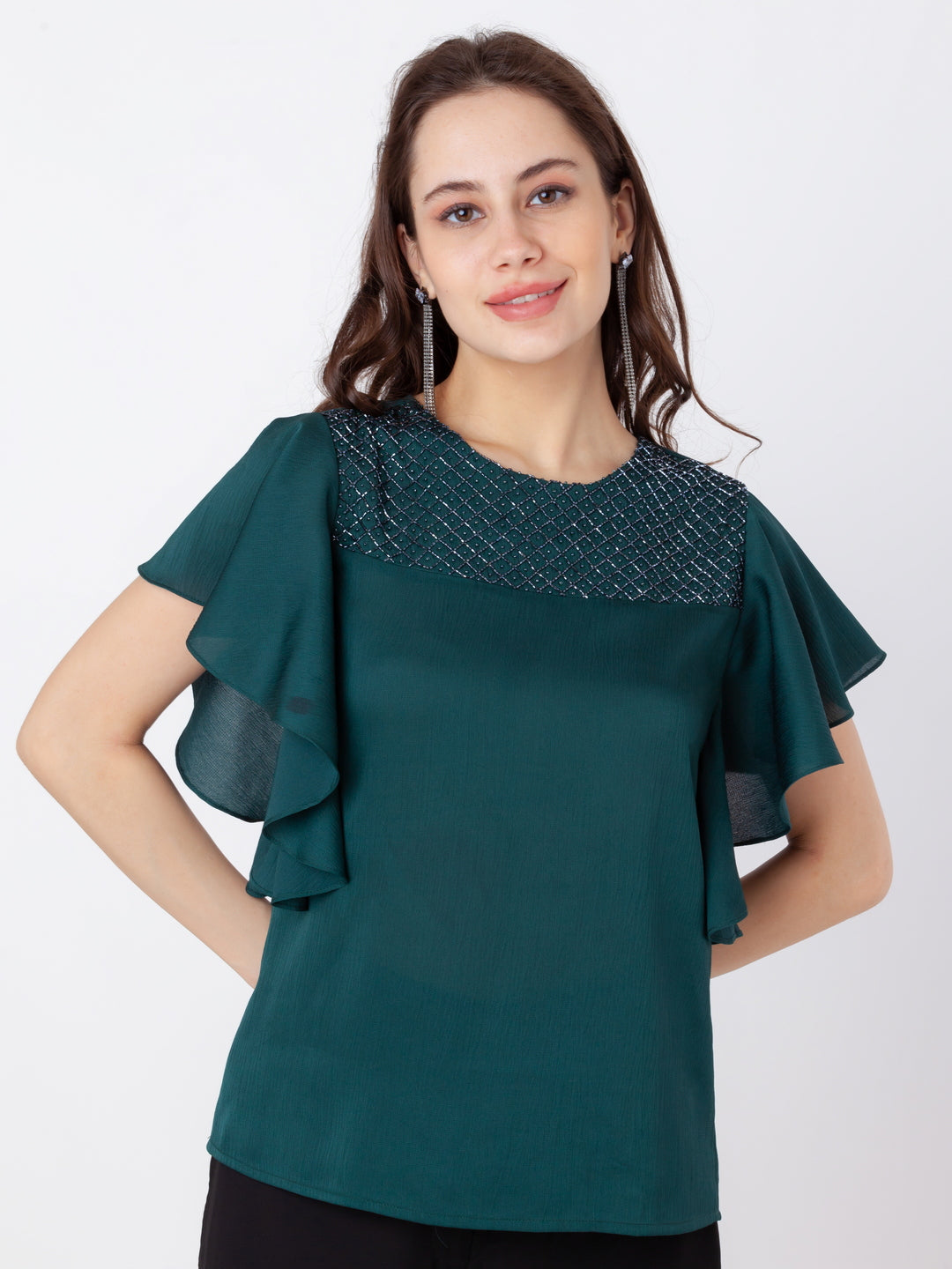 Green_Embroidered_Regular_Top_2