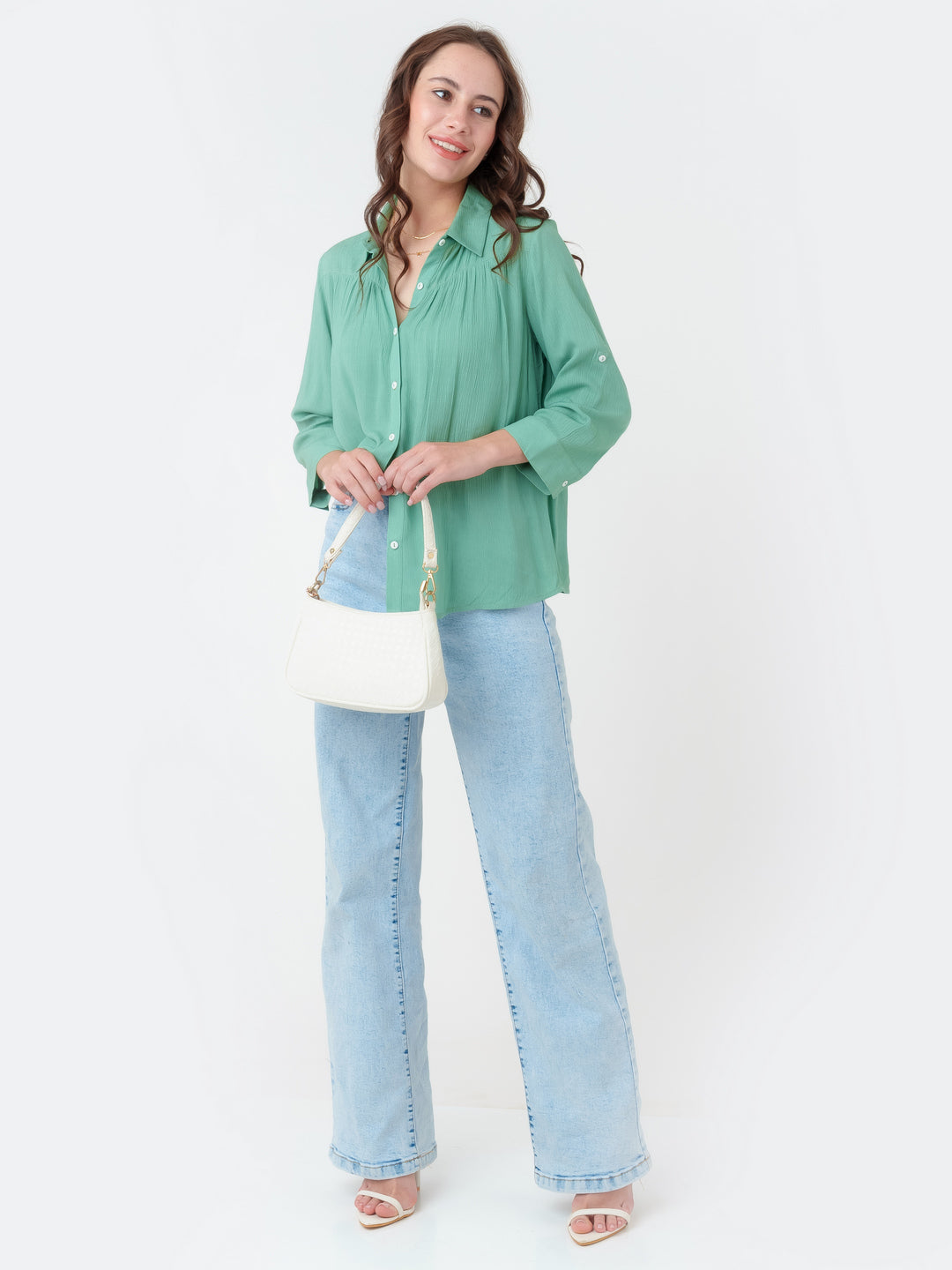 Green_Solid_Regular_Shirt_5