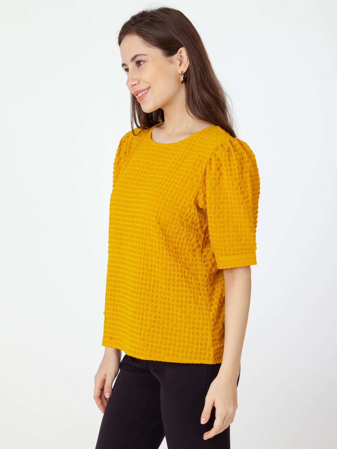 Yellow_Self_Design_Regular_Top_3