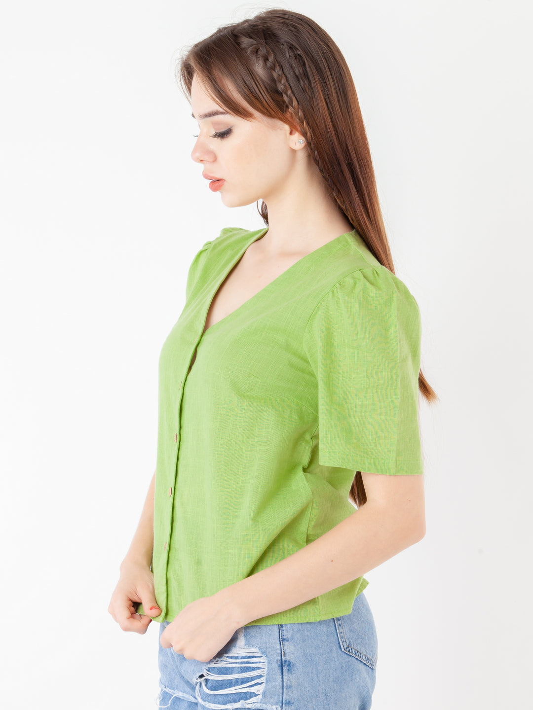 Green-Solid-Regular-Top-T07102_3