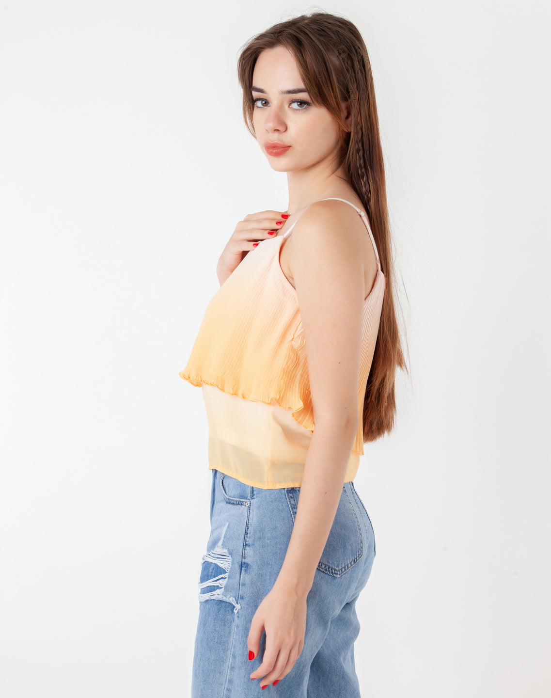 Yellow-Printed-Straight-Top-T07114_3
