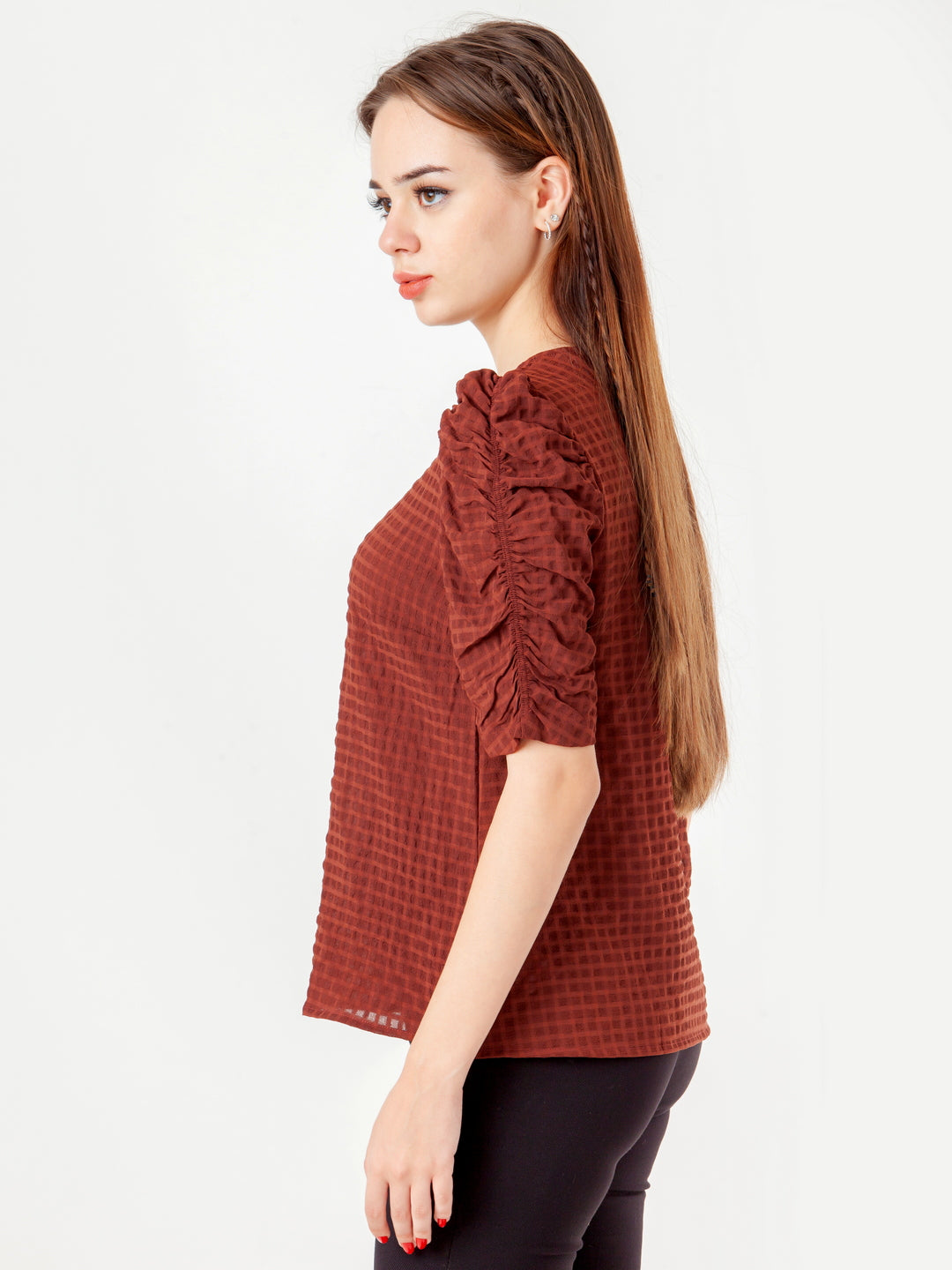 Brown-Textured-Straight-Top-T07118_3