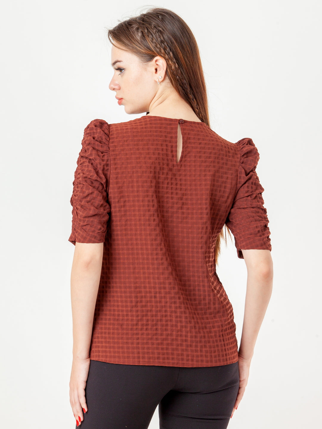 Brown-Textured-Straight-Top-T07118_4