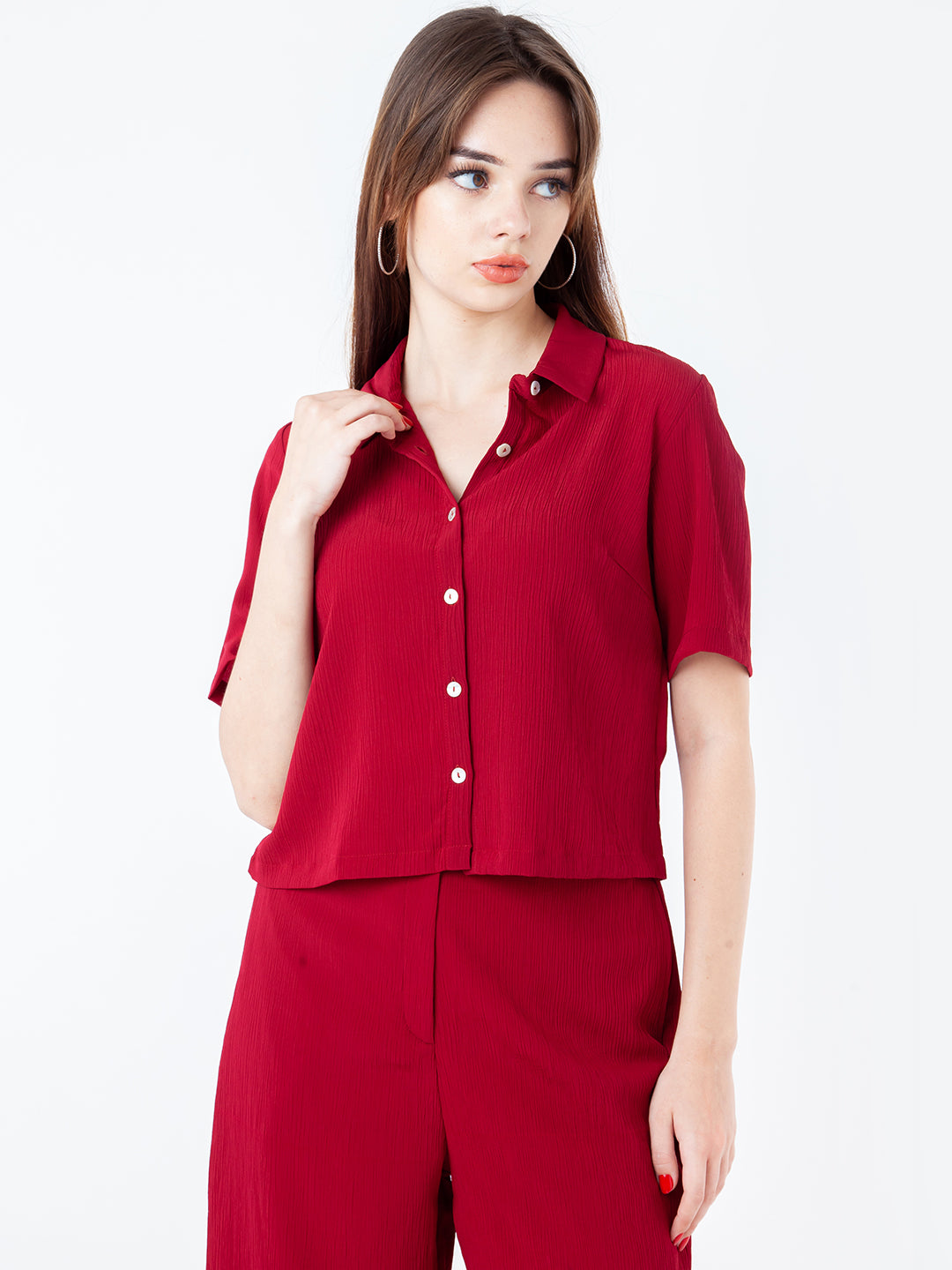 Red-Solid-Shirt-Top-T09002_2