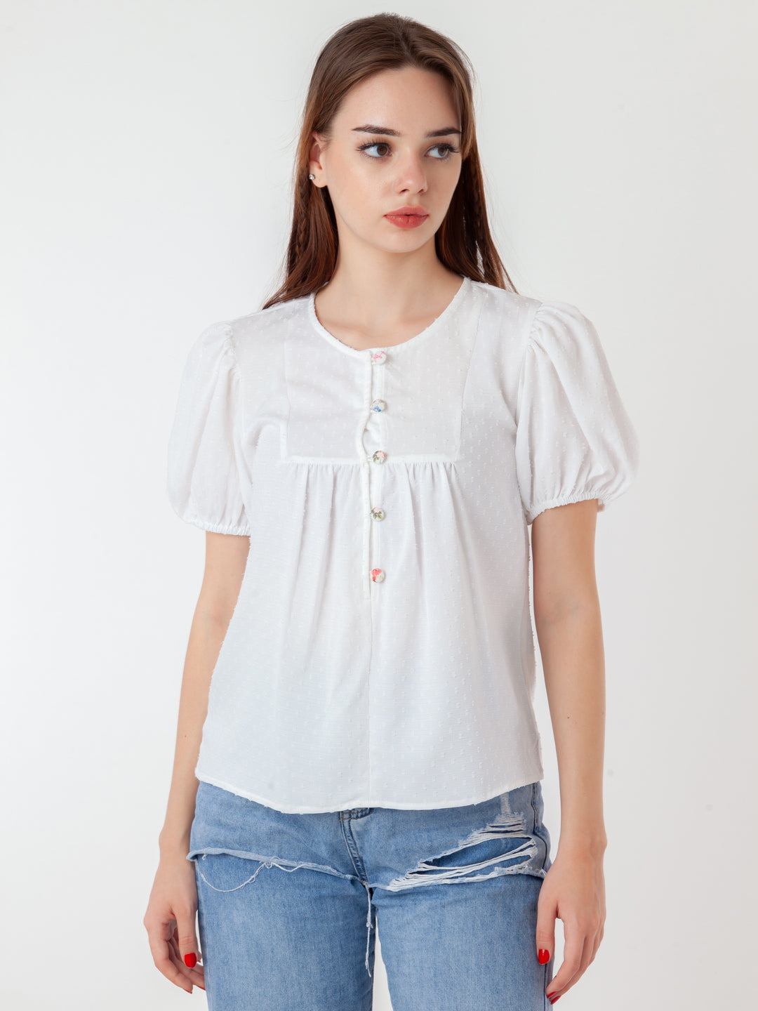 White-Self-Design-Regular-Top-T09011_2