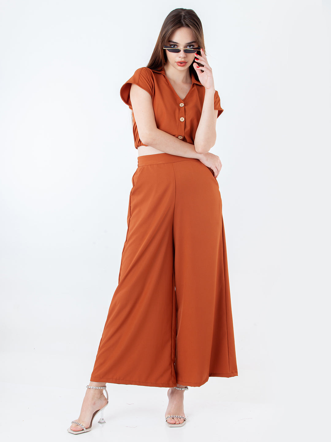 Brown-Solid-Tapered-Top-T09017_5