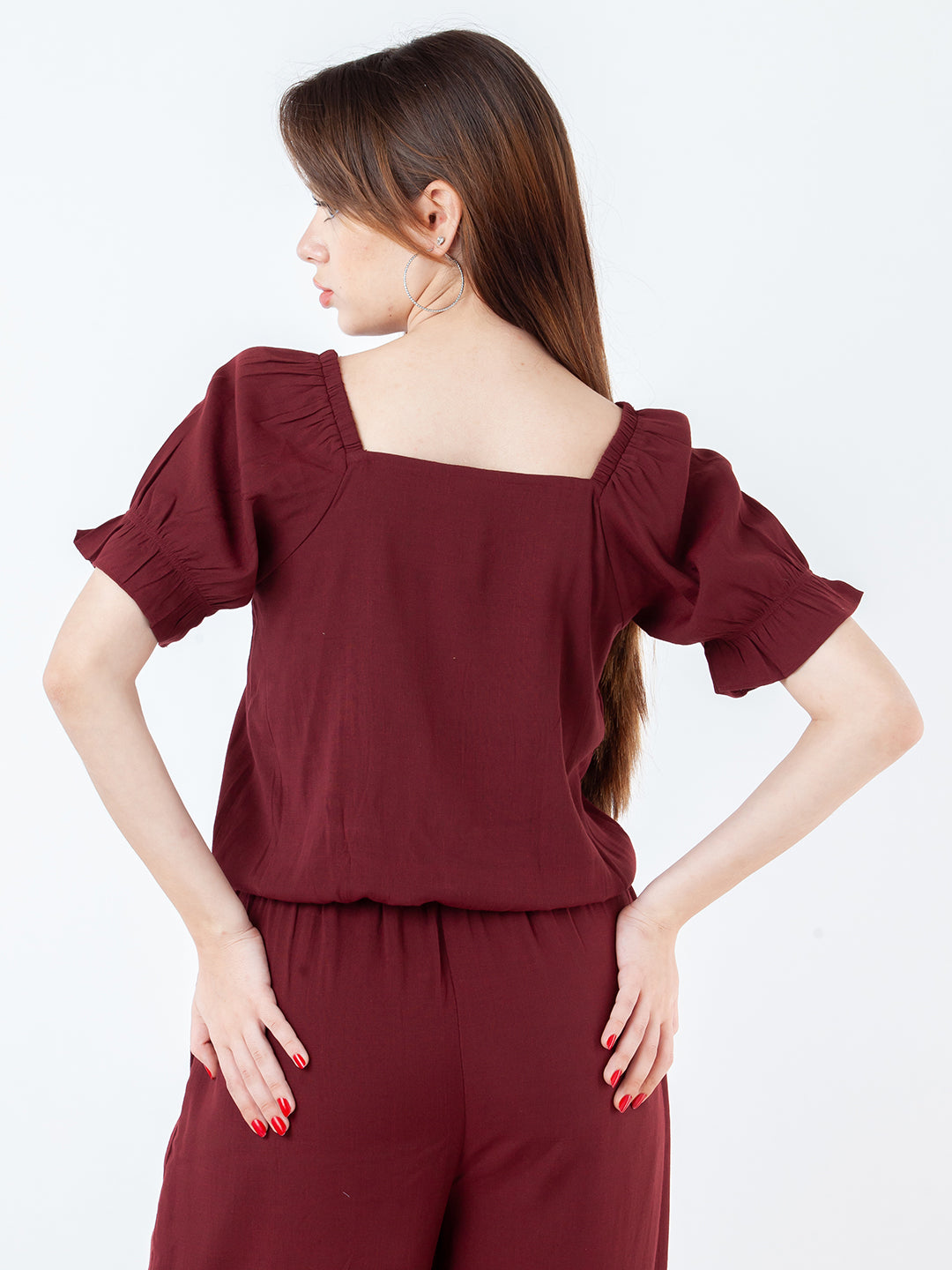 Maroon-Solid-Regular-Top-T09018_4