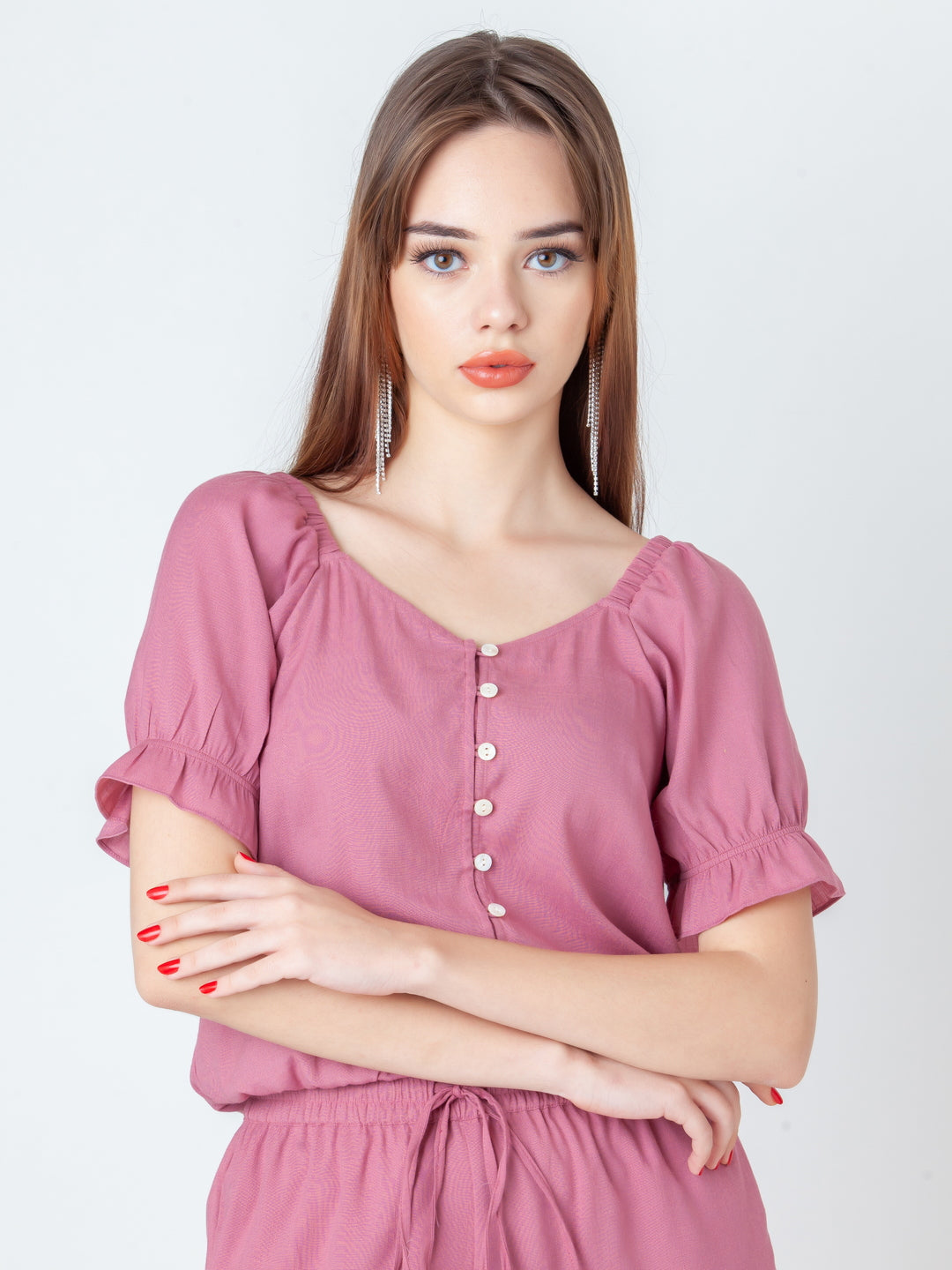 Pink-Solid-Regular-Top-T09019_2