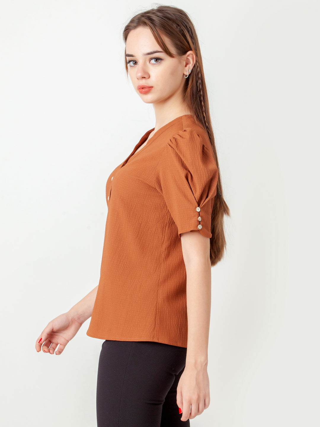 Brown-Solid-Regular-Top-T09025_3