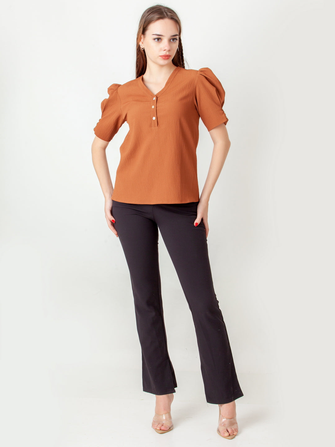 Brown-Solid-Regular-Top-T09025_5