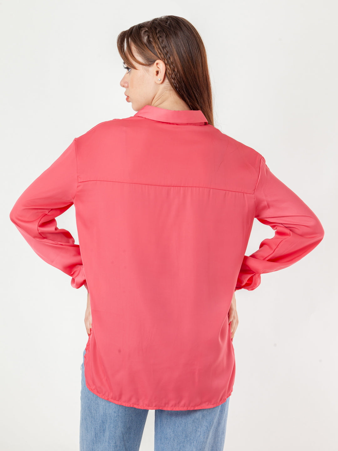 Pink-Solid-Regular-Shirt-T09029-4