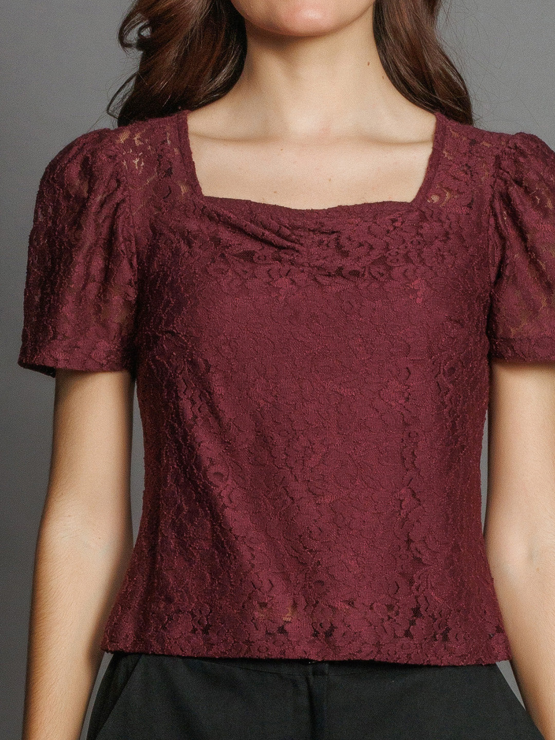 Wine-Lace-Fitted-Top-T09035-6