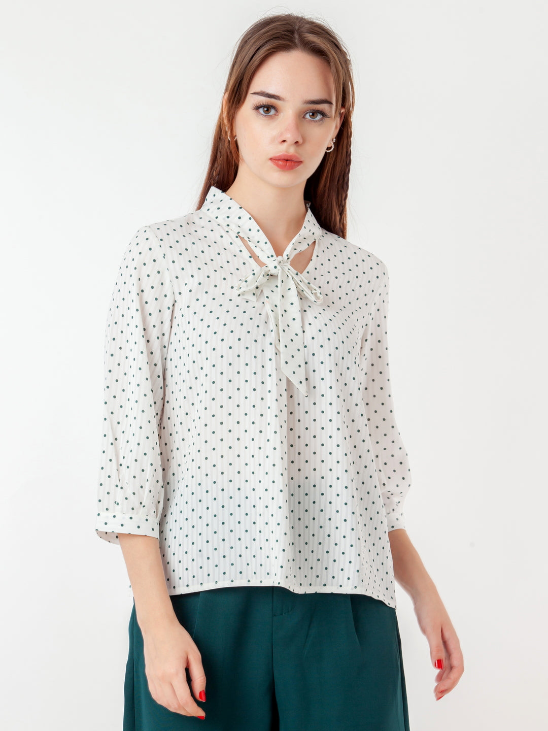 White-Printed-Tie-Up-Neck-Top-T09040-2