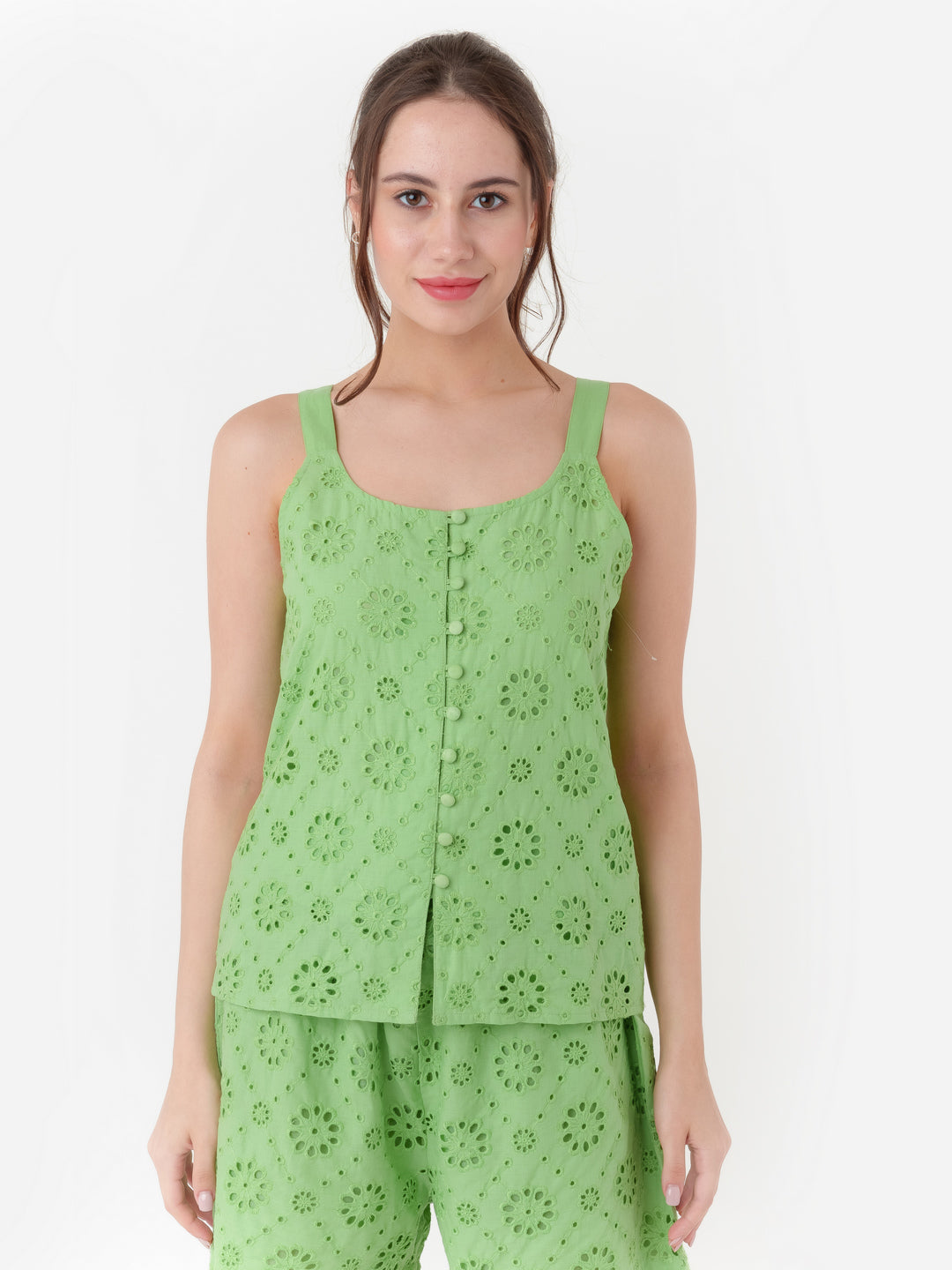 Green-Schiffli-Top-T09047-2