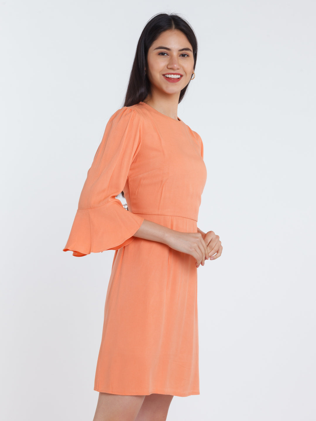 Solid-Viscose-Short-Dress-VD02308_107-Orange-3
