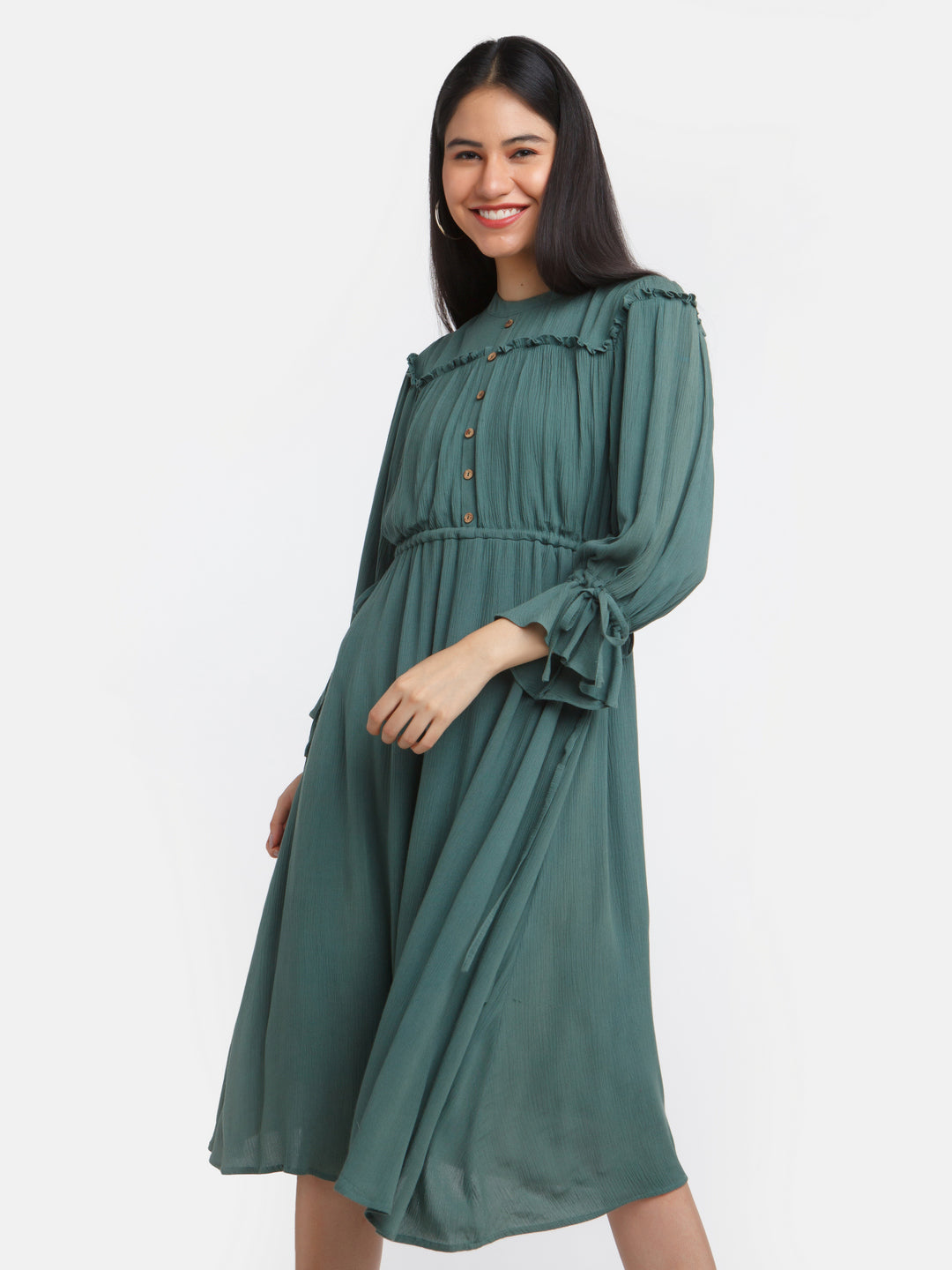 Solid-Viscose-Midi-Dress-VD02330_124-Green-1
