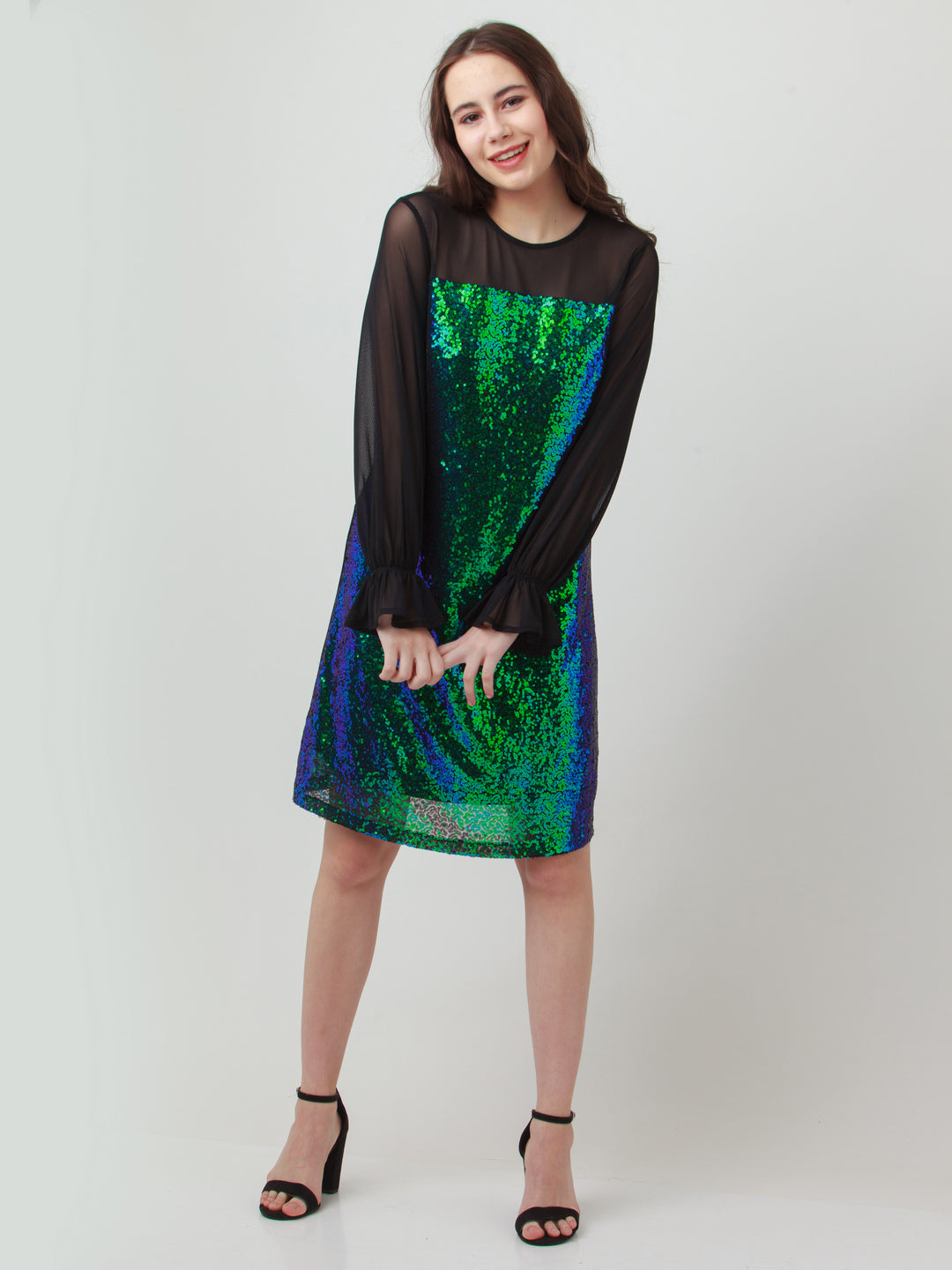 Embellished-Polyester-Short-Dress-VD02476_101-Black-1