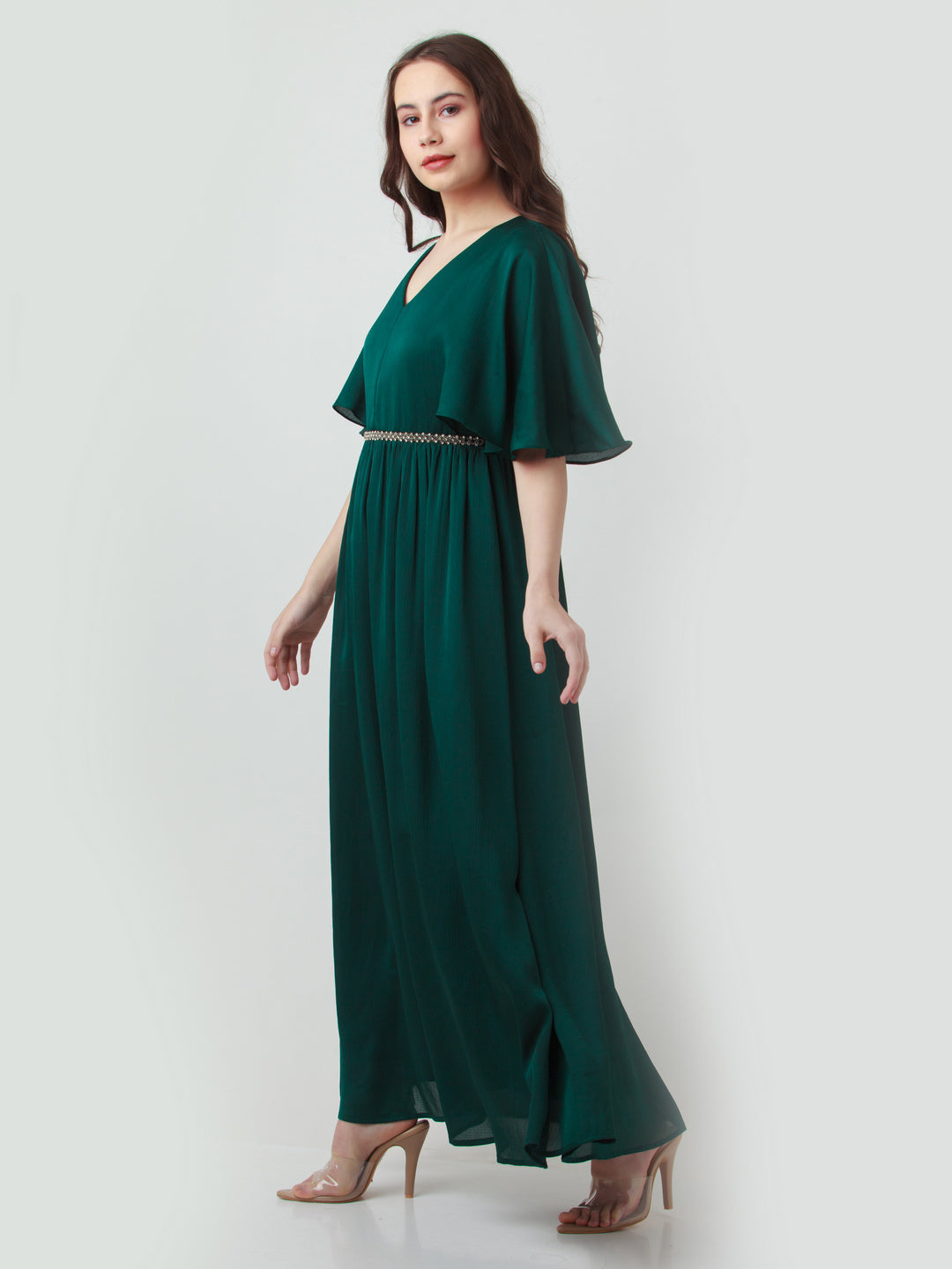 Solid-Polyester-Maxi-Dress-VD02479_124-Green-3