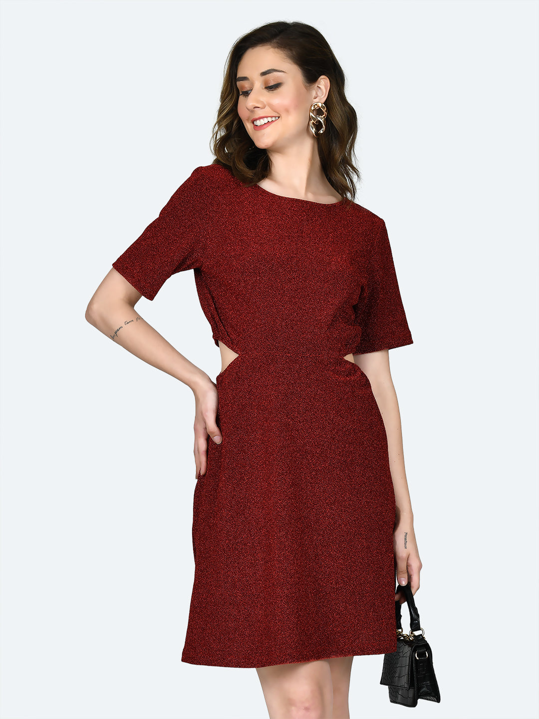 Sequinned-Polyester-Short-Dress-VD02525_110-Red-2