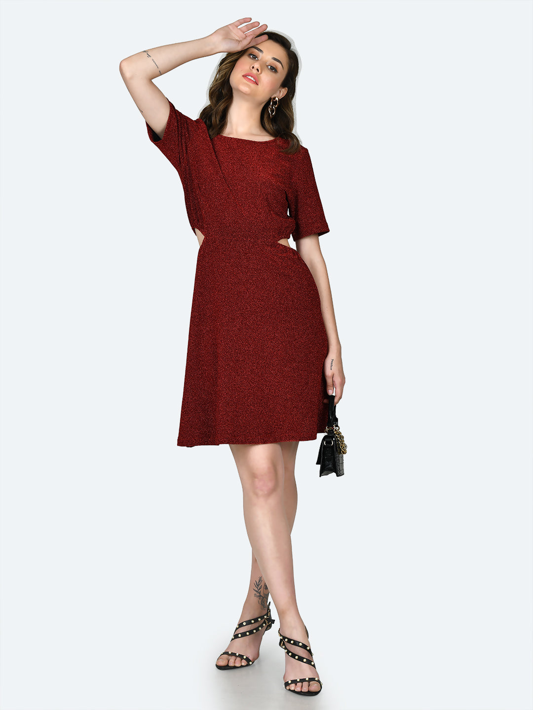 Sequinned-Polyester-Short-Dress-VD02525_110-Red-5