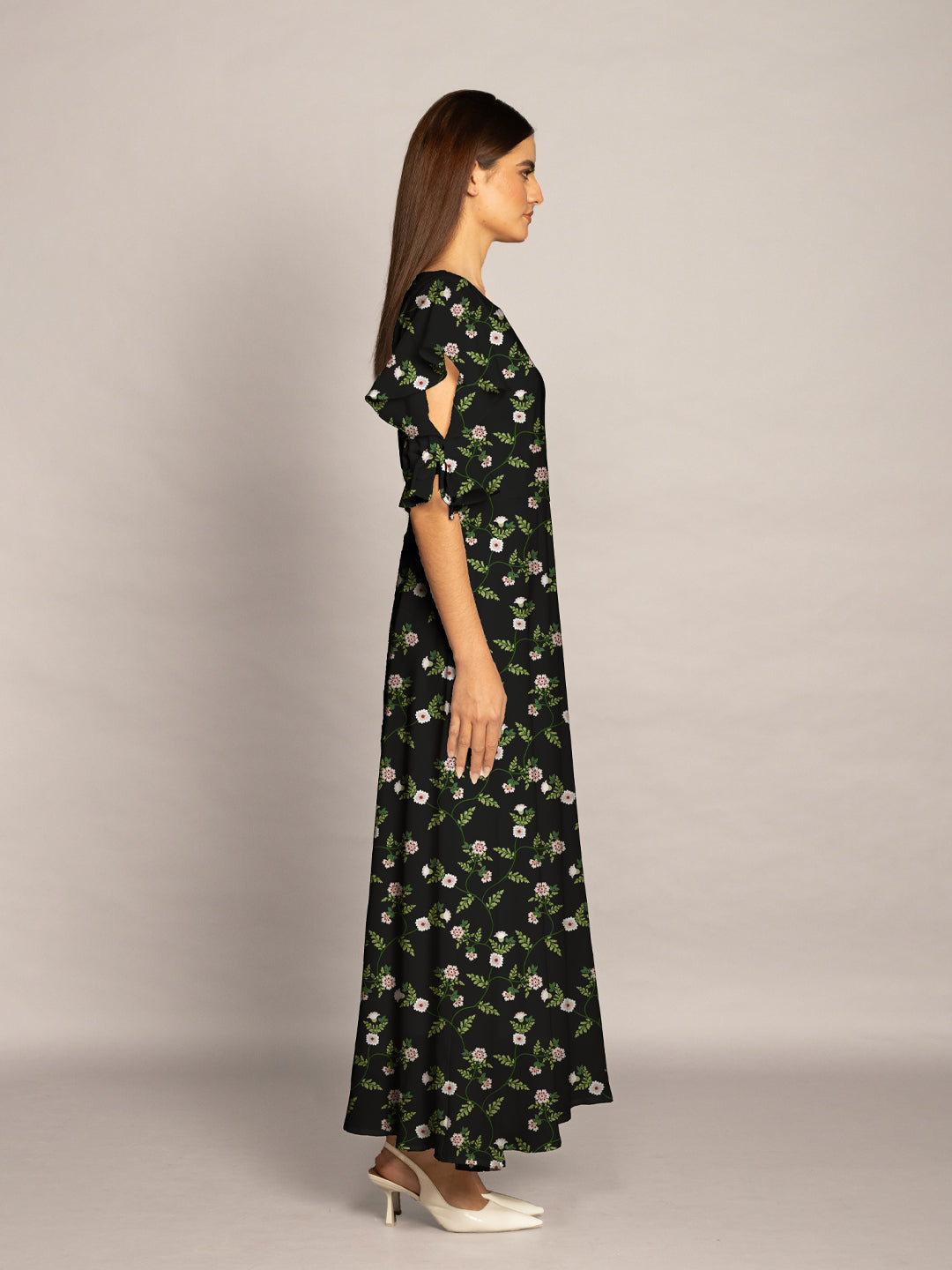 Floral-Print-Flared-Maxi-Dress-VD04029-101-Black-3