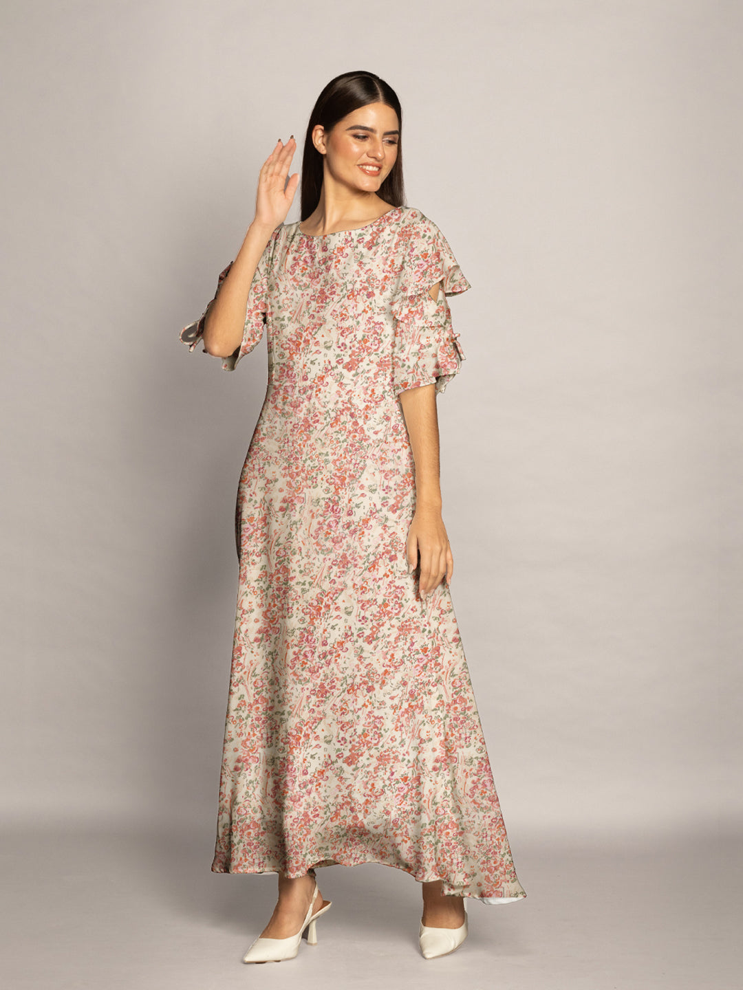 Floral-Print-Flared-Maxi-Dress-VD04029-116-Beige-2