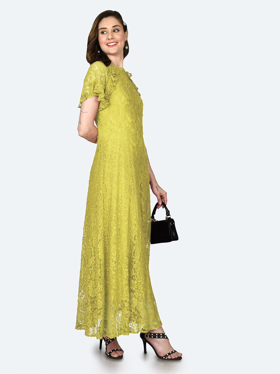 Yellow-Lace-Round-Neck-Maxi-VD04038_113-Yellow-3