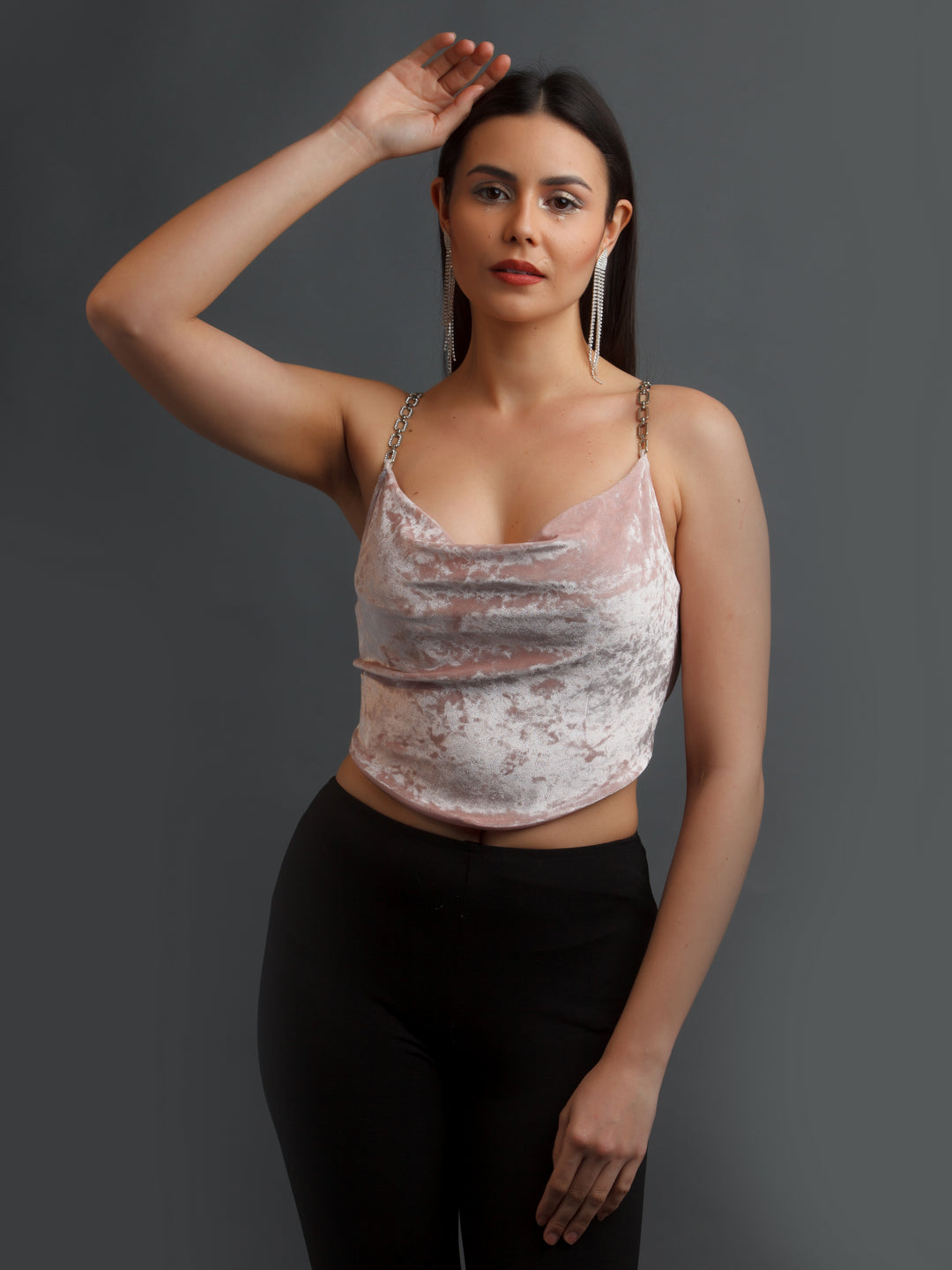 Textured-Polyester-Crop-Top-VT-ZZ-00055_109-Pink-2