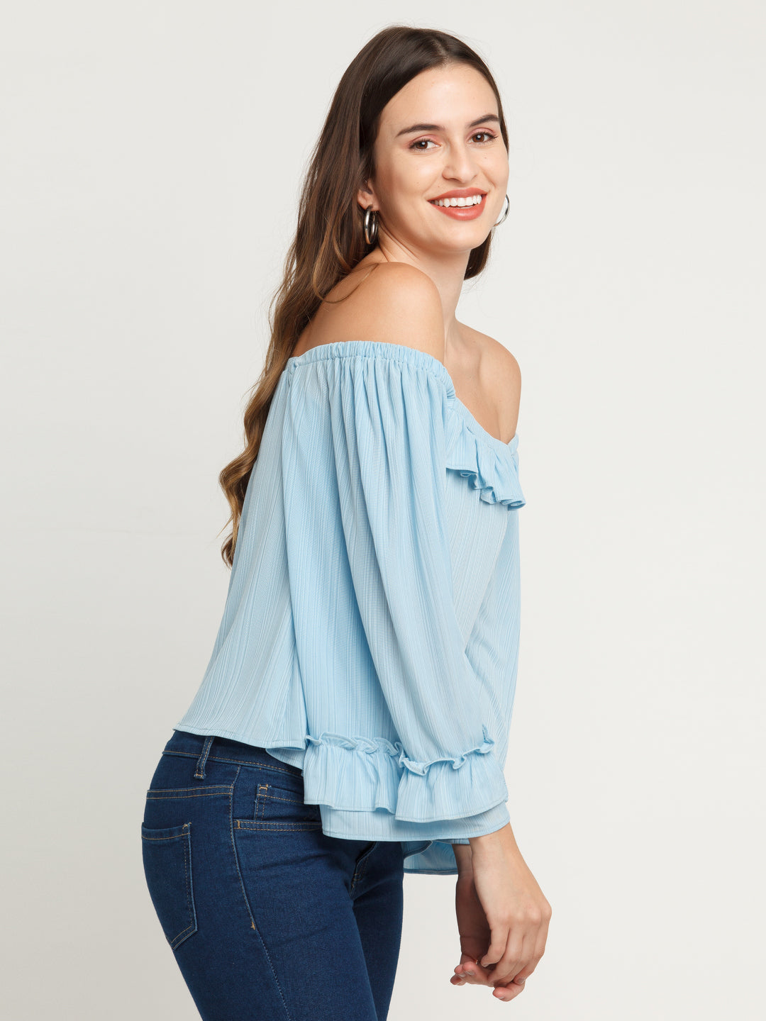 Blue_Solid_Bardot_Top_VT02519_3