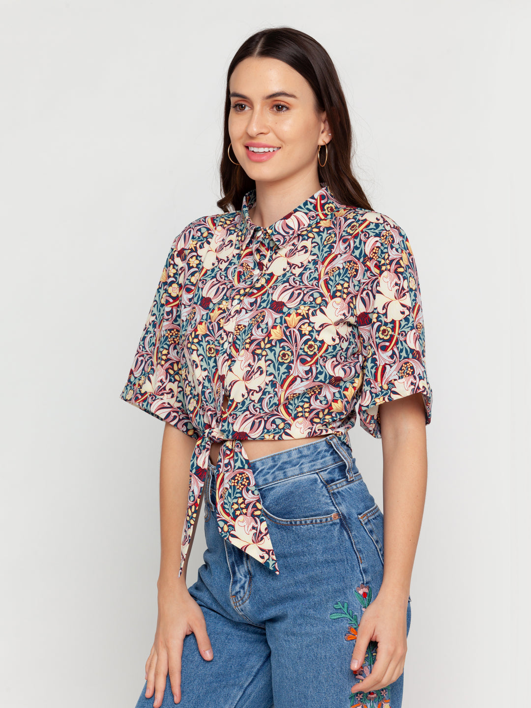 Blue-Floral-Printed-Regular-Top-VT02692-3