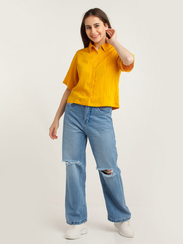 Yellow-Solid-Shirt-for-Women-VT02958_113-Yellow-1