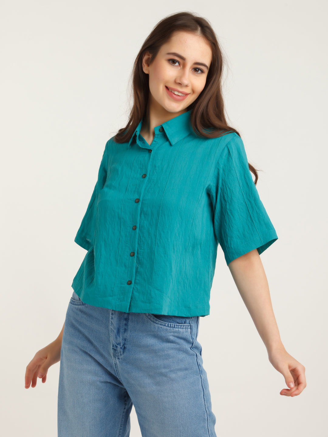 Teal-Solid-Shirt-for-Women-VT02958_118-Teal-1