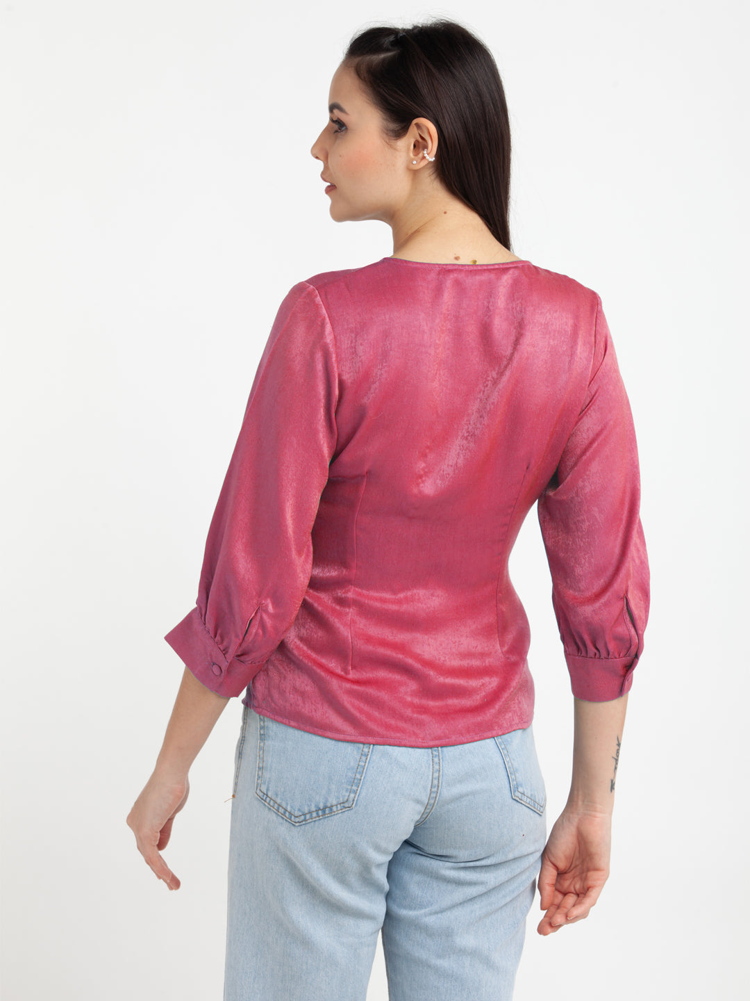 Fuschia-Solid-V-Neck-Top-VT02973_104-Fuschia-4