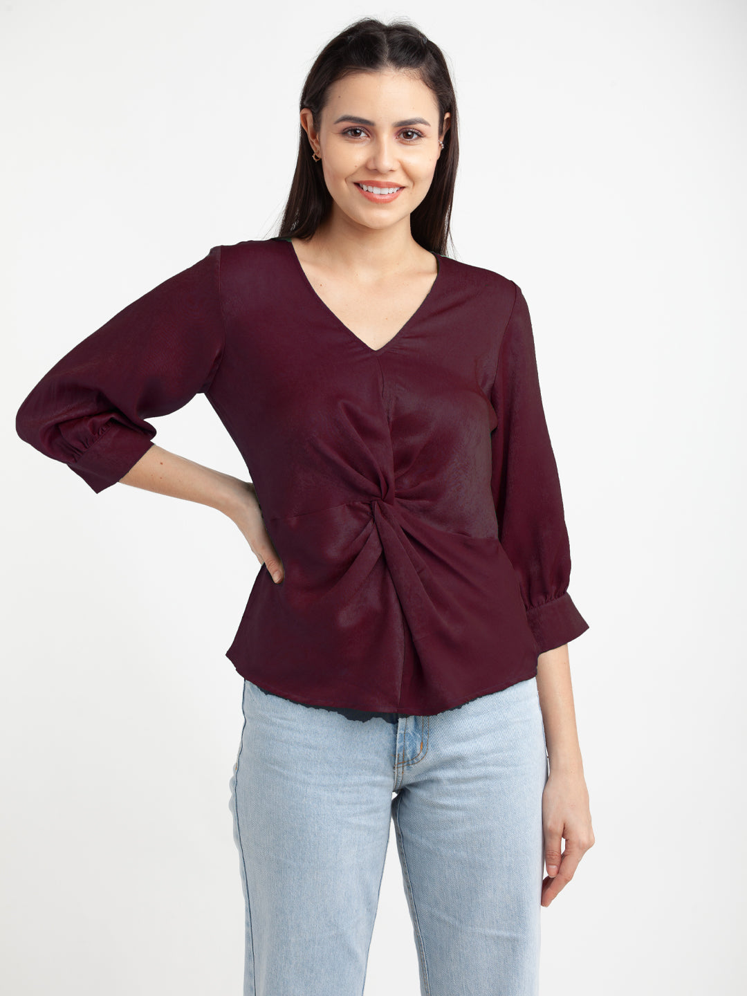 Burgundy-Red-Solid-V-Neck-Top-VT02973_204-BurgundyRed-2