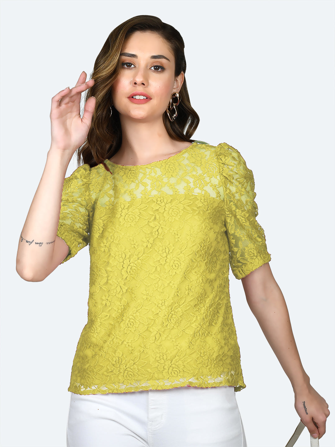 Yellow-Lace-Round-Neck-Top-VT05061_113-Yellow-2
