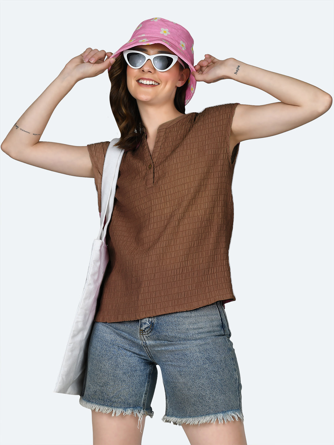 Brown-Self-Design-Round-Neck-Top-VT05072_135-Brown-2