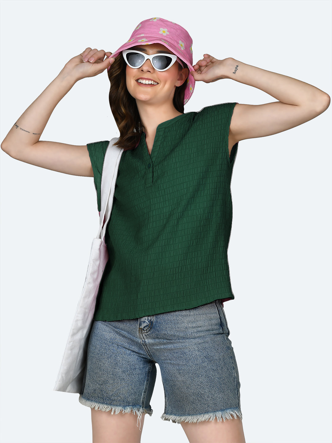 Bottle-Green-Self-Design-Round-Neck-Top-VT05072_152-BottleGreen-2