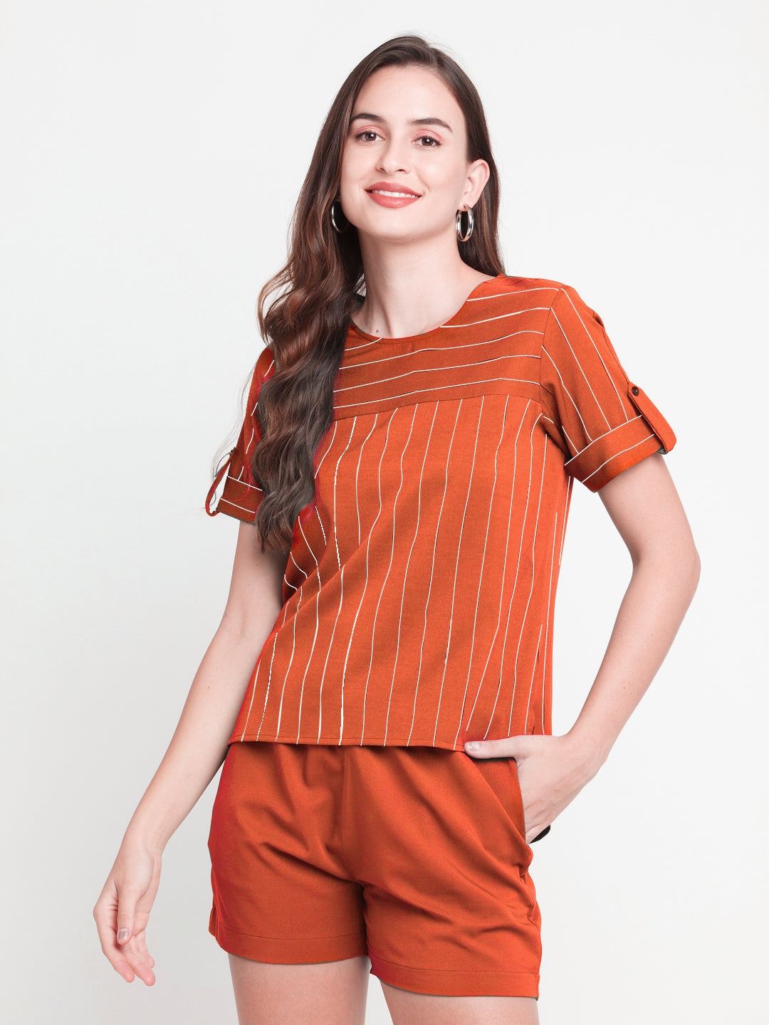 Brown-Striped-Regular-Top-VT05145-2