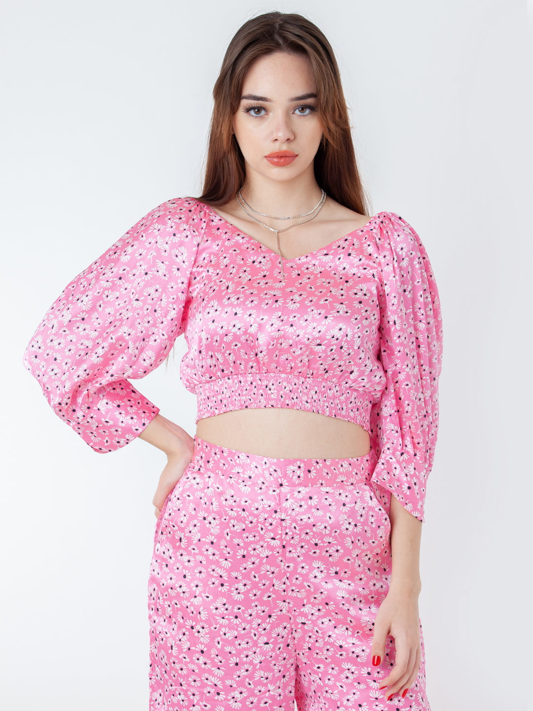 Printed-Polyester-Crop-Top-VT07046_109-Pink-2