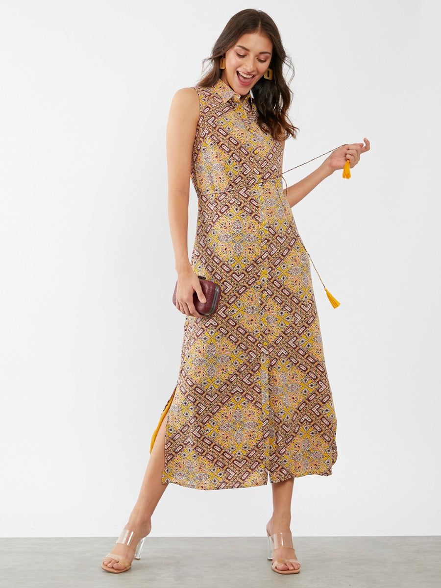 Printed Maxi Dress